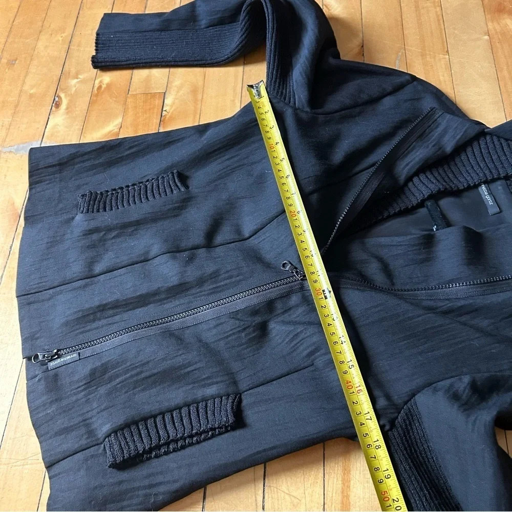 Annette Gortz Sz S Black Lagenlook Minimalist Jacket - Picture 10 of 12